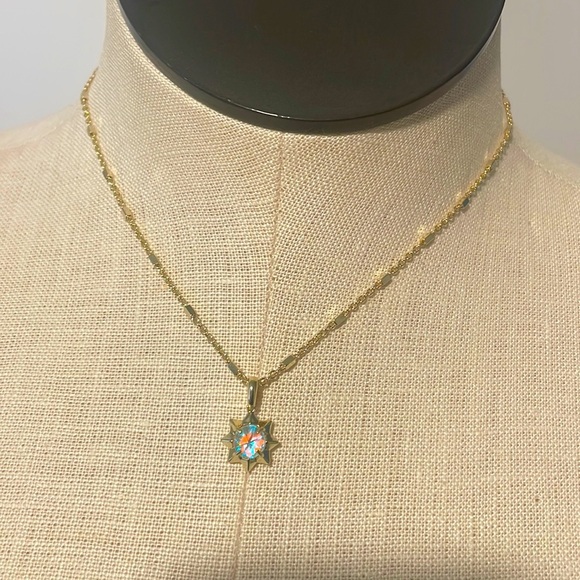 Kendra Scott Necklace gold Star pendant chain necklace jewelry New - Picture 8 of 12